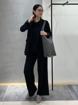 「HusHusH（ハッシュアッシュ）のアイテム（パンツ）」を使った、shihoさん（レディース・160cm）の春コーディネート