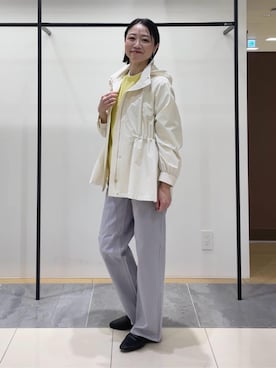 「INDIVI（インディヴィ）のアイテム（ブルゾン）」を使った、shihoさん（レディース・160cm）の春コーディネート