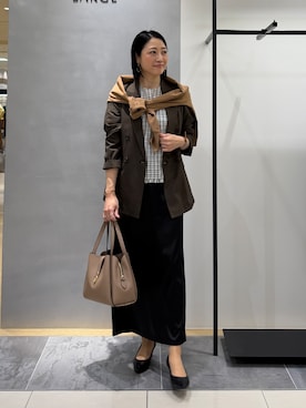 「INDIVI（インディヴィ）のアイテム」を使った、shihoさん（レディース・160cm）の秋コーディネート