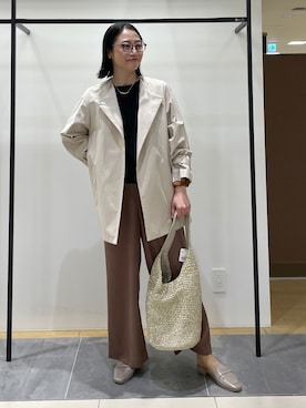 「INDIVI（インディヴィ）のアイテム」を使った、shihoさん（レディース・160cm）の春コーディネート