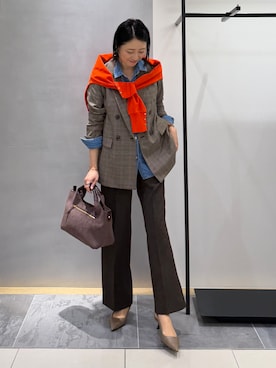 shihoさん(レディース・160cm)の秋コーディネート