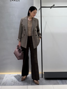 「INDIVI（インディヴィ）のアイテム」を使った、shihoさん（レディース・160cm）の秋コーディネート