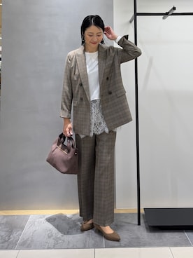 「INDIVI（インディヴィ）のアイテム」を使った、shihoさん（レディース・160cm）の秋コーディネート