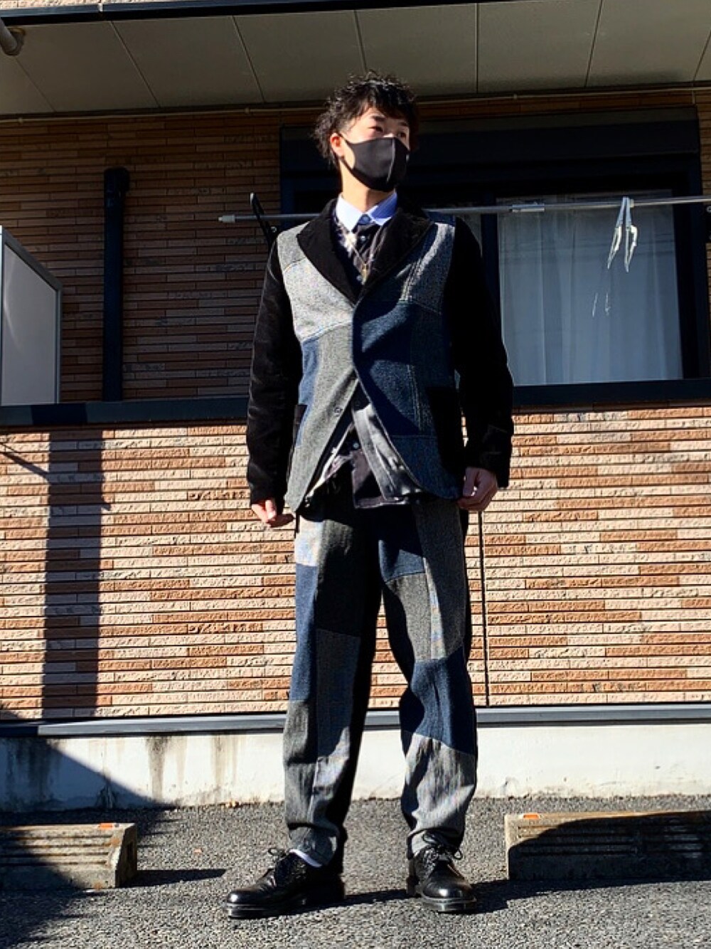 COMME des GARÇONS SHIRT テーラードジャケット COMME des GARCONS SHIRT 縮絨ポリテーラードジャケット