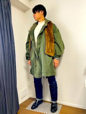 「レッドウィング」｜「アイテム（その他アウター）」を使った、philさん（メンズ・177cm）の冬コーディネート