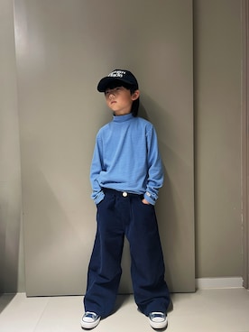 「HUMAN MADE（ヒューマンメード）のアイテム」を使った、Casper さん（キッズ・120cm）の冬コーディネート