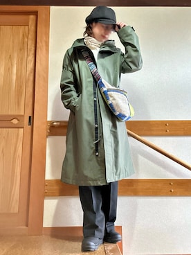 「アイテム（シャツワンピース）」を使った、youさん（レディース・158cm）の秋コーディネート