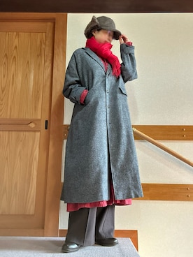 「BENEBIS（ベネビス）のアイテム」を使った、youさん（レディース・158cm）の冬コーディネート