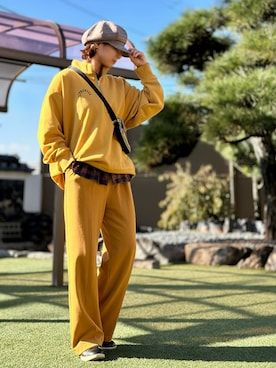 「アイテム（スウェット）」を使った、youさん（レディース・158cm）の秋コーディネート