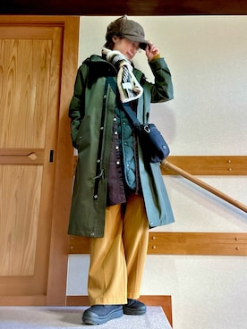 「Johnbull（ジョンブル）のアイテム」を使った、youさん（レディース・158cm）の冬コーディネート