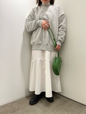「アーバンリサーチ」｜「アイテム（シャツワンピース）」を使った、kyoka522さん（レディース・150cm）の春コーディネート