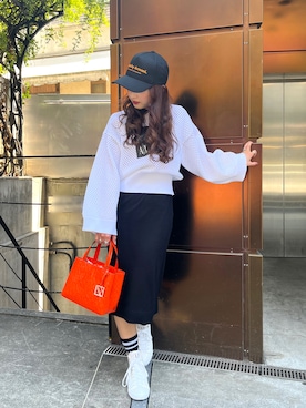 Fuji☺︎Kさん（レディース・154cm）の春コーディネート