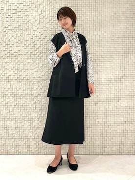 「ボウタイ」｜「アイテム（その他）」を使った、yukiさん（レディース・164cm）の夏コーディネート