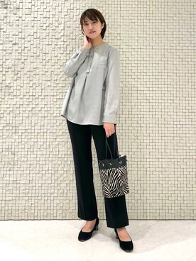 「インディヴィ」｜「アイテム（ハンドバッグ）」を使った、yukiさん（レディース・164cm）の秋コーディネート