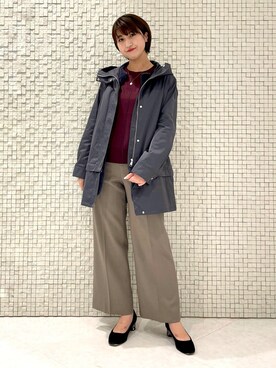 「ファーベスト」｜「アイテム（ブルゾン）」を使った、yukiさん（レディース・164cm）の秋コーディネート
