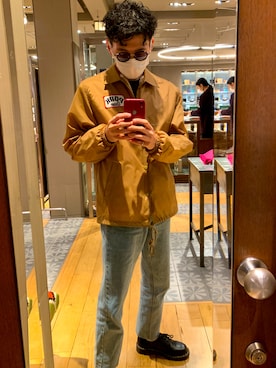 「Big John（ビッグジョン）のアイテム」を使った、tomihiro930629さん（メンズ・171cm）の春コーディネート