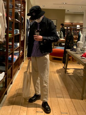 「FACTOTUM（ファクトタム）のアイテム（ジャケット/アウター）」を使った、tomihiro930629さん（メンズ・171cm）の春コーディネート