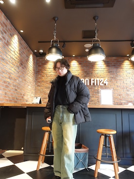 「ABAHOUSE GRAY（アバハウスグレイ）のアイテム」を使った、Iさん（メンズ・171cm）の冬コーディネート