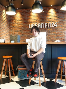 「ABAHOUSE GRAY（アバハウスグレイ）のアイテム」を使った、Iさん（メンズ・171cm）の冬コーディネート