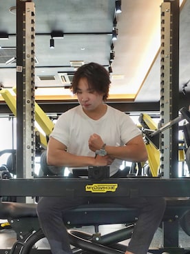 「アイテム（サンダル）」を使った、まもなく娘が産まれる36歳さん（メンズ・171cm・30代）の秋コーディネート