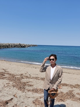 「MXP（エムエックスピー）のアイテム」を使った、Iさん（メンズ・166cm）の春コーディネート