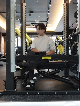 「ABAHOUSE GRAY（アバハウスグレイ）のアイテム」を使った、36歳のパパさん（メンズ・171cm）の冬コーディネート