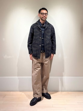 「アイテム（バンダナ/スカーフ）」を使った、Mashio_TOMORROWLANDさん（メンズ・175cm）の夏コーディネート