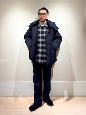 「PENDLETON（ペンドルトン）のアイテム」を使った、Mashio_TOMORROWLANDさん（メンズ・175cm）の秋コーディネート