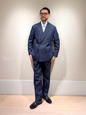 「caban（キャバン）のアイテム」を使った、Mashio_TOMORROWLANDさん（メンズ・175cm）の春コーディネート