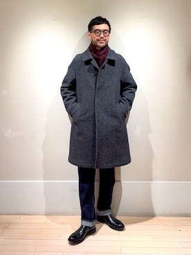 Mashio_TOMORROWLANDさん（メンズ・175cm）の冬コーディネート