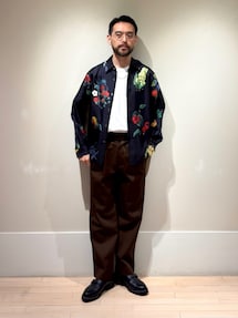 CABaN / キャバン | シルクツイル HARVEST レギュラーカラーシャツ | S | アイボリー | レディース CABaN キャバン シルクツイル HARVEST レギュラーカラーシャツ