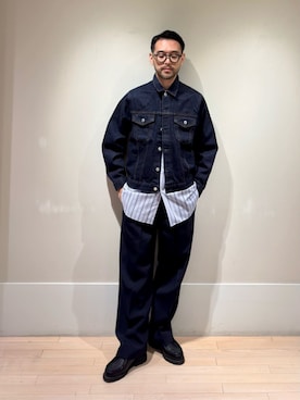 「Paraboot」｜Mashio_TOMORROWLANDさん（メンズ・175cm）の秋コーディネート