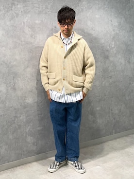 Mashio_TOMORROWLANDさん（メンズ・175cm）の冬コーディネート