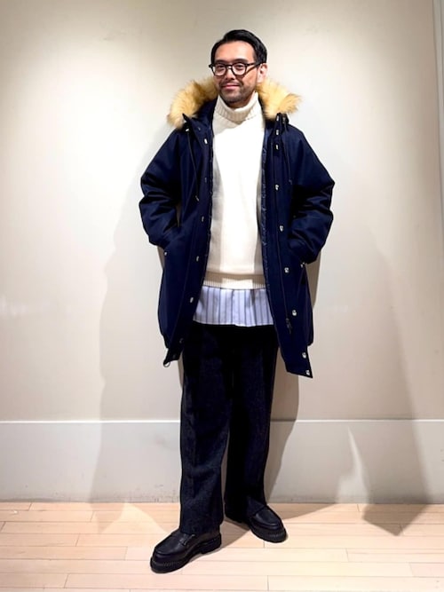 TOMORROWLAND tricot スーパーファインラムウール タートルネック