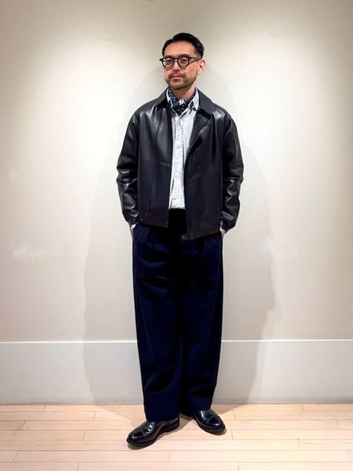 セール】ウールナイロンビーバー 1プリーツカーブパンツ（その他パンツ