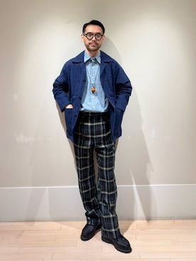 「Paraboot」｜Mashio_TOMORROWLANDさん（メンズ・175cm）の秋コーディネート