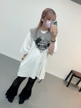「SOLLON.（ソルロン）のアイテム」を使った、智絵 悠さん（レディース・154cm）の夏コーディネート