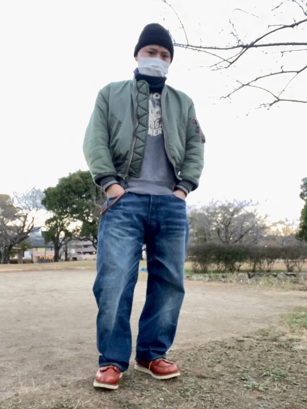 Pherrow'sのMA-1を使ったメンズ人気ファッションコーディネート - WEAR