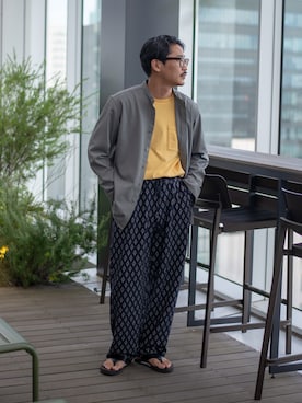 おひげめがね。さん（メンズ・170cm）の秋コーディネート