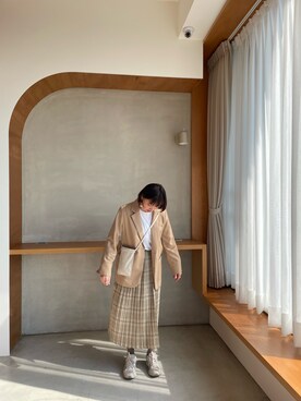 InYa Liaoさん（レディース・163cm）の春コーディネート