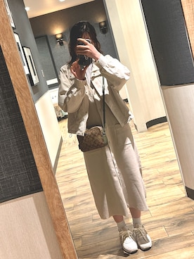 「index（インデックス）のアイテム（ジャケット/アウター）」を使った、えりりんさん（レディース・160cm）の春コーディネート
