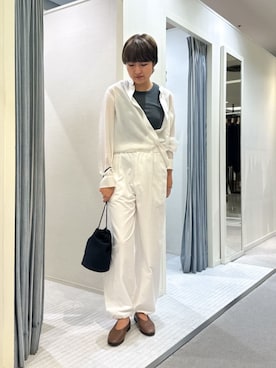 「TEMBEA（テンベア）のアイテム」を使った、TOMORROWLANDkanemaruさん（レディース・164cm）の夏コーディネート