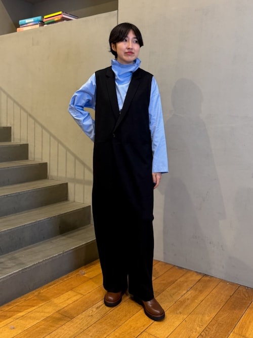 ウールミルドスムース ジャンプスーツ（つなぎ/オールインワン