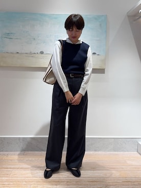 「GALERIE VIE（ギャルリー ヴィー）のアイテム」を使った、TOMORROWLANDkanemaruさん（レディース・164cm）の春コーディネート