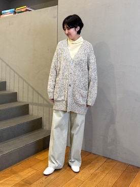 「アイテム（バレエシューズ）」を使った、TOMORROWLANDkanemaruさん（レディース・164cm）の秋コーディネート