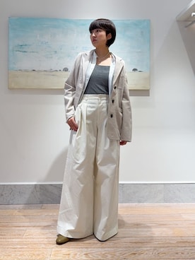 「GALERIE VIE（ギャルリー ヴィー）のアイテム」を使った、TOMORROWLANDkanemaruさん（レディース・164cm）の春コーディネート