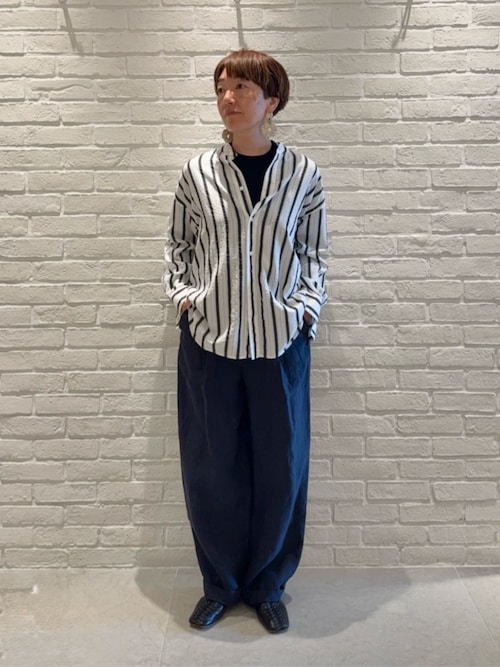 GALERIE VIE（ギャルリー ヴィー） ブラウス シャツ ソフトストライプ