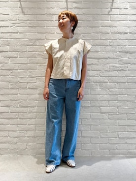 「HAVERSACK」｜TOMORROWLAND_kimuraさん（レディース・161cm）の夏コーディネート