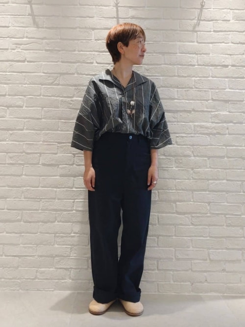 【GALERIE VIE】ワッシャーブロード ワイドシャツ ワッシャーブロード ワイドシャツ（シャツ/ブラウス）｜GALERIE