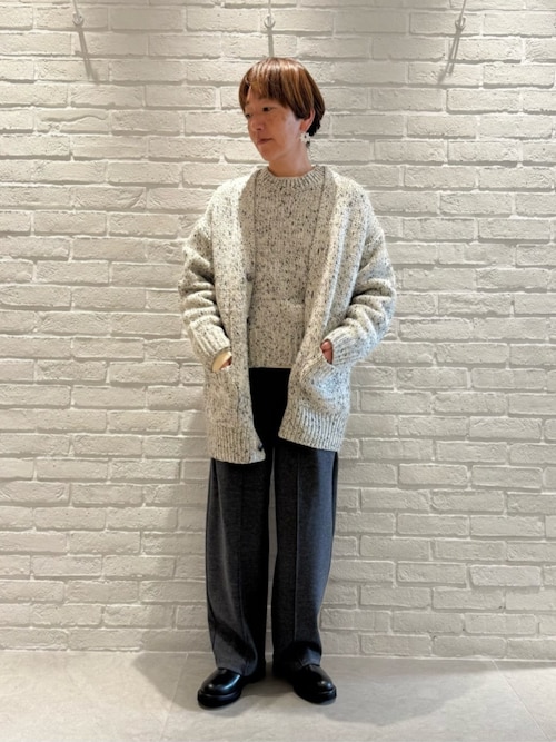 セサミメランジ クルーネックプルオーバー（ニット/セーター